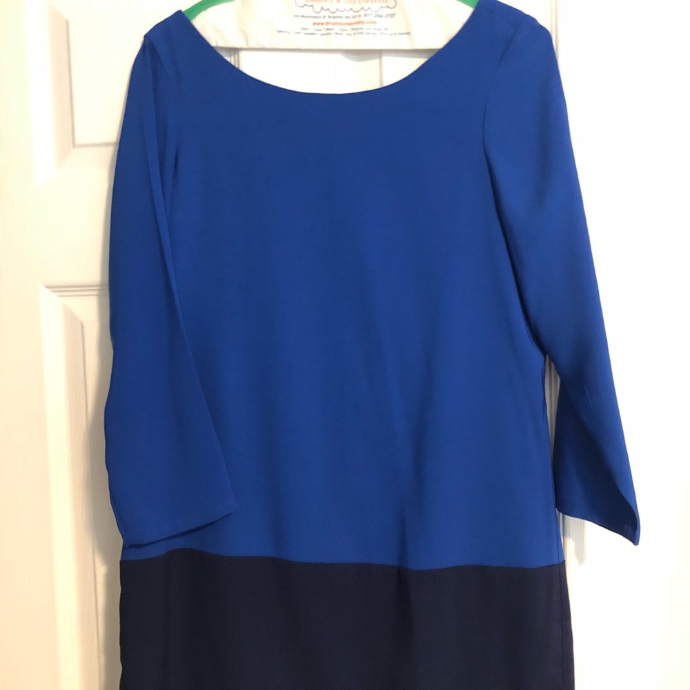 Shades of blue Express long sleeve dress
